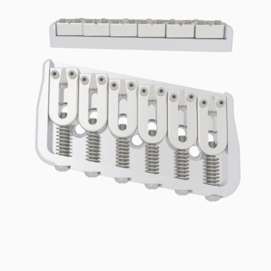 Hipshot Multi-Scale Fixed Guitar Bridge, 6 String